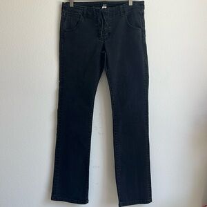 Urban Outfitters BDG Black Low Rise Straight Leg Jeans